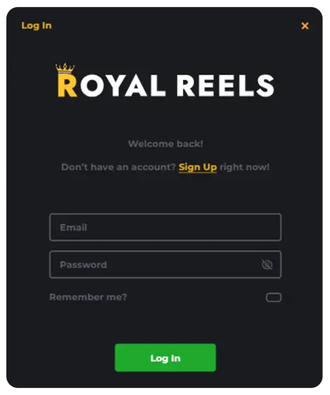 Royal Reels Login